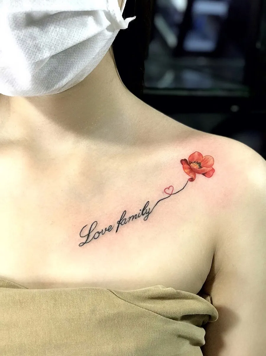 meaningful family quote tattoo