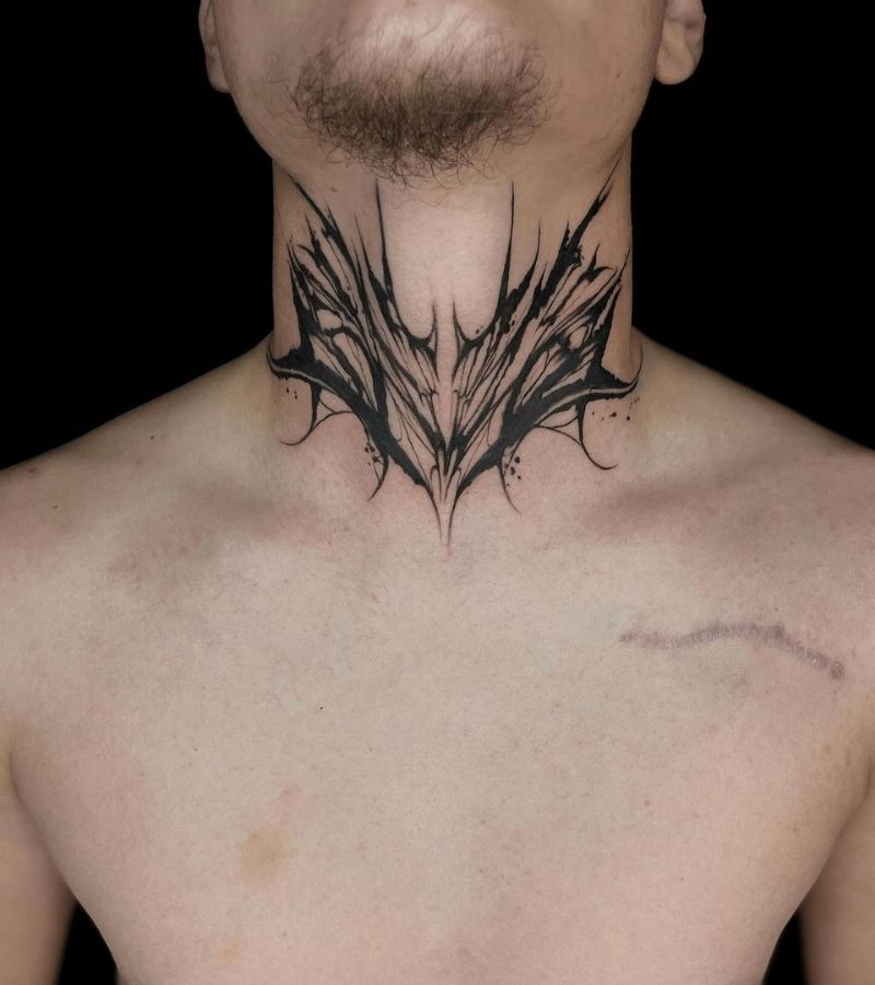 neck tattoos for men