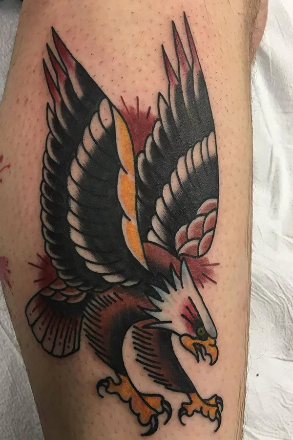 old school bird tattoo