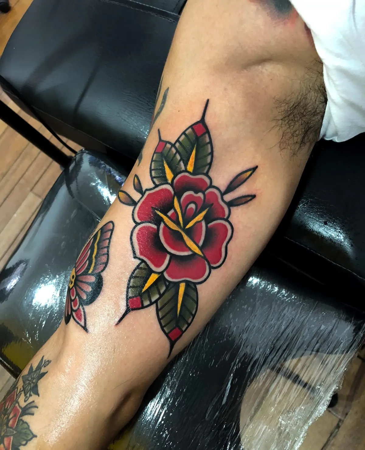 Old school rose tattoo meaning
