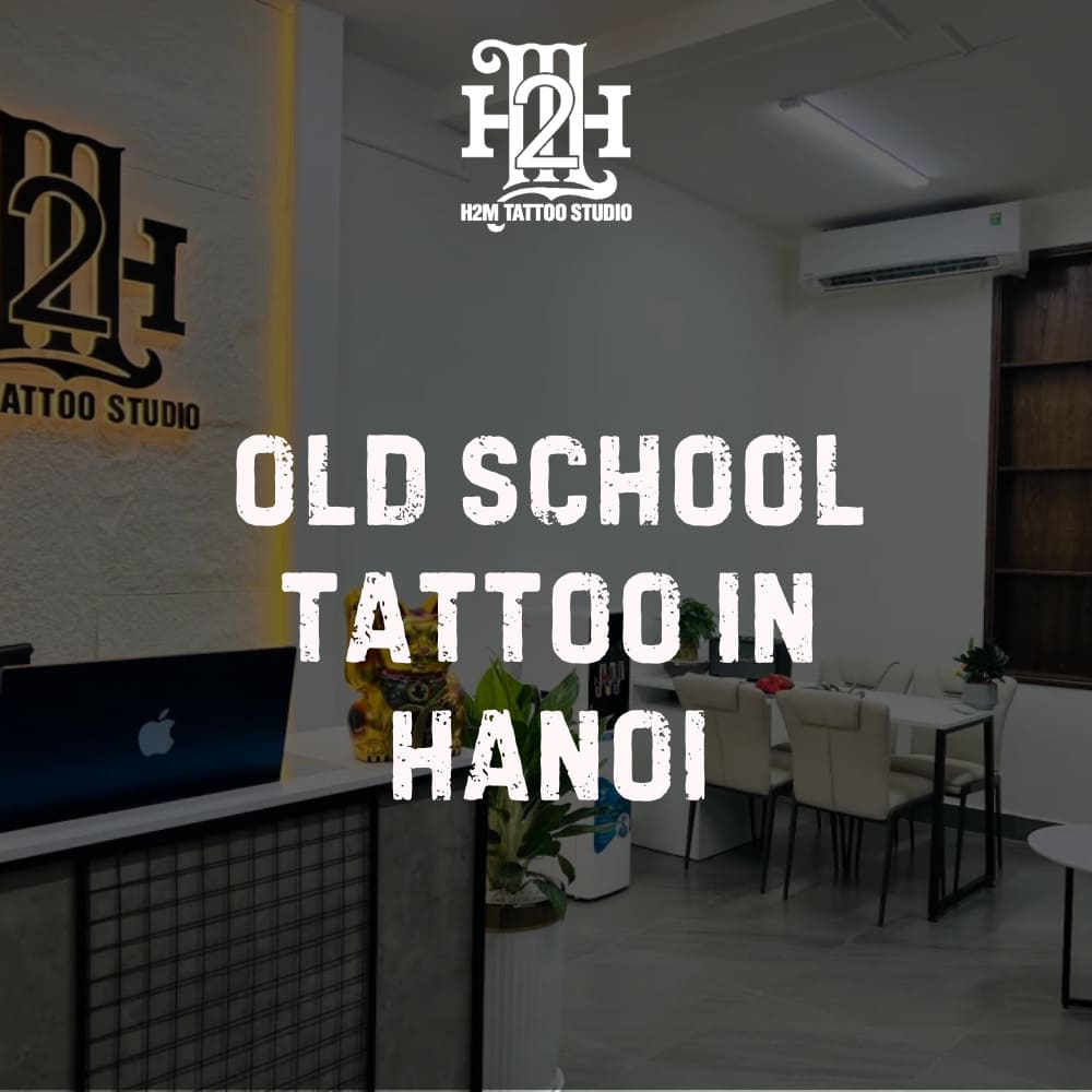 Old School Tattoo Shop in Vietnam