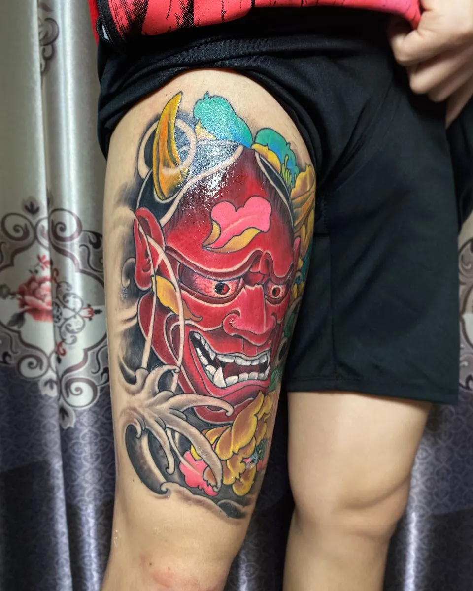 Top 20+ Oni Tattoo Designs Powerful Protective Symbols