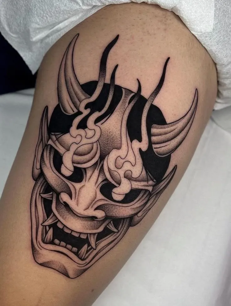 Top 20+ Oni Tattoo Designs Powerful Protective Symbols