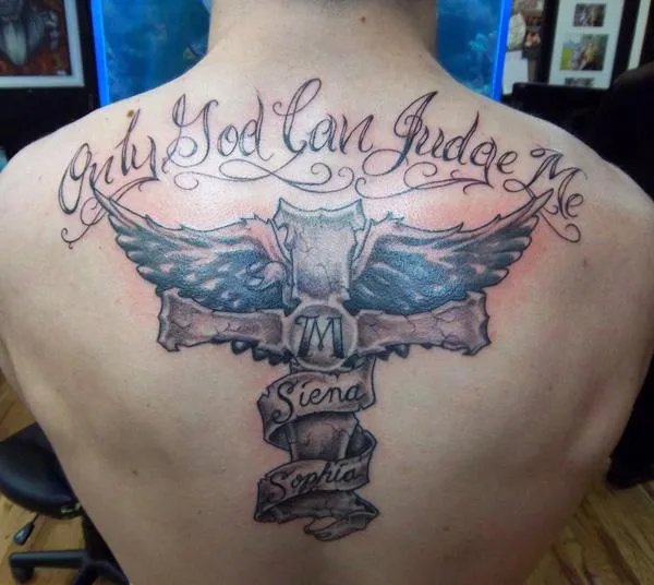 only god can judge me tattoo