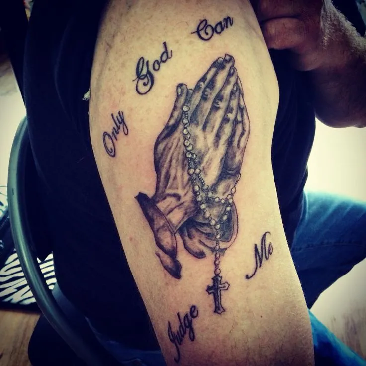 only god can judge me tattoo