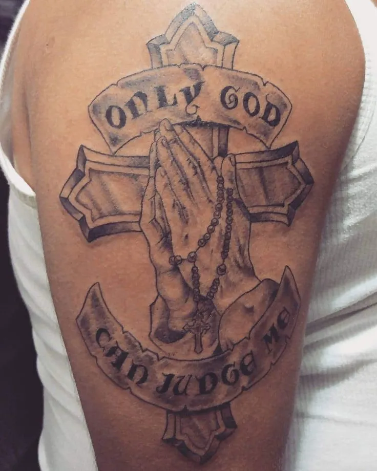 only god can judge me tattoo