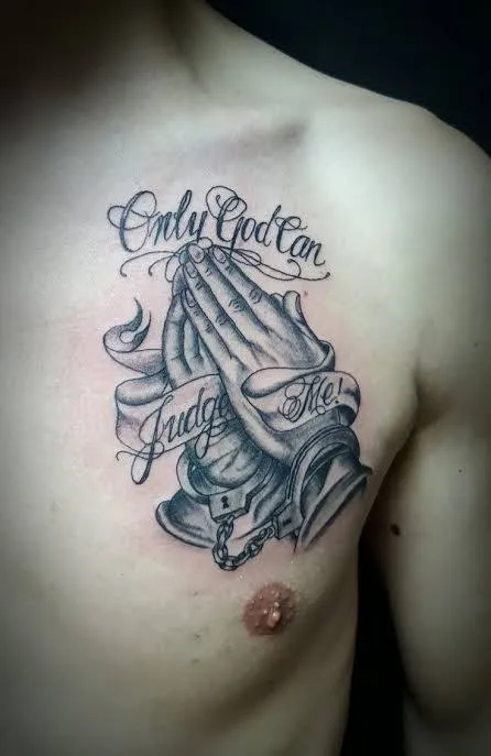 only god can judge me tattoo