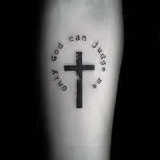 only god can judge me tattoo