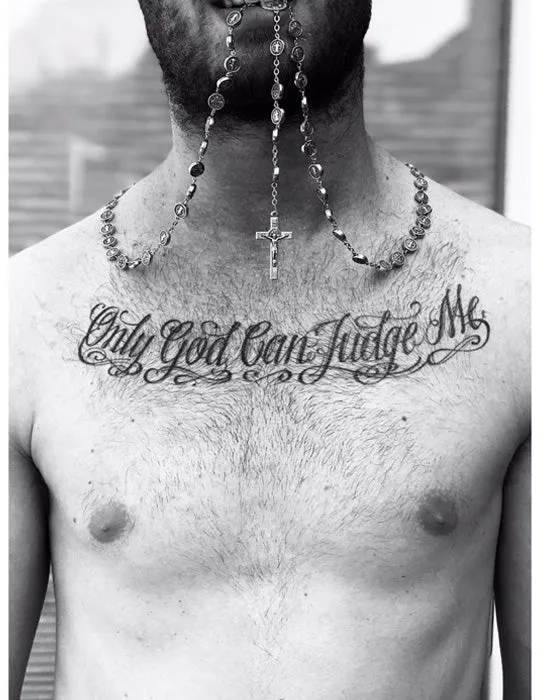 only god can judge me tattoo