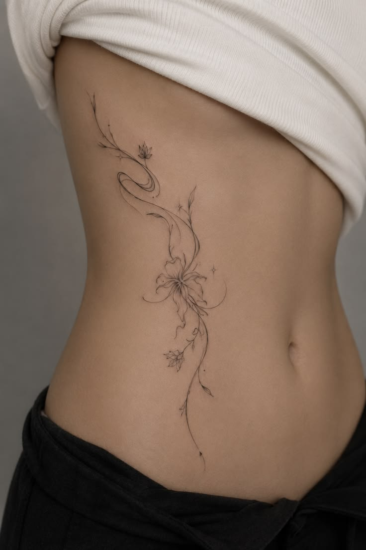 30+ Rib Tattoos for Women: Elegant & Captivating Ideas