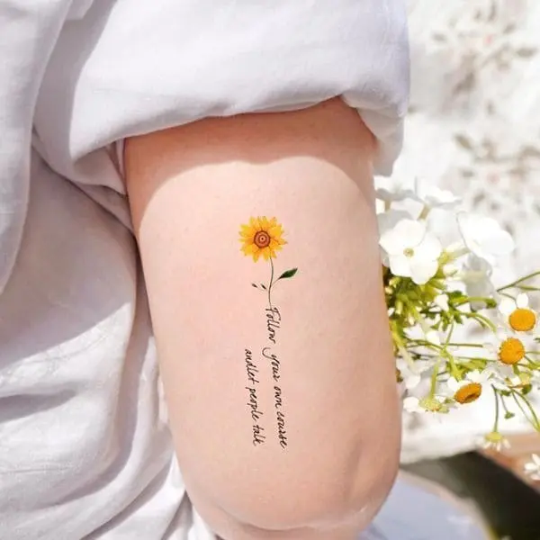 Sunflower Tattoos: Meaning, Popular Styles and Tattoo Ideas