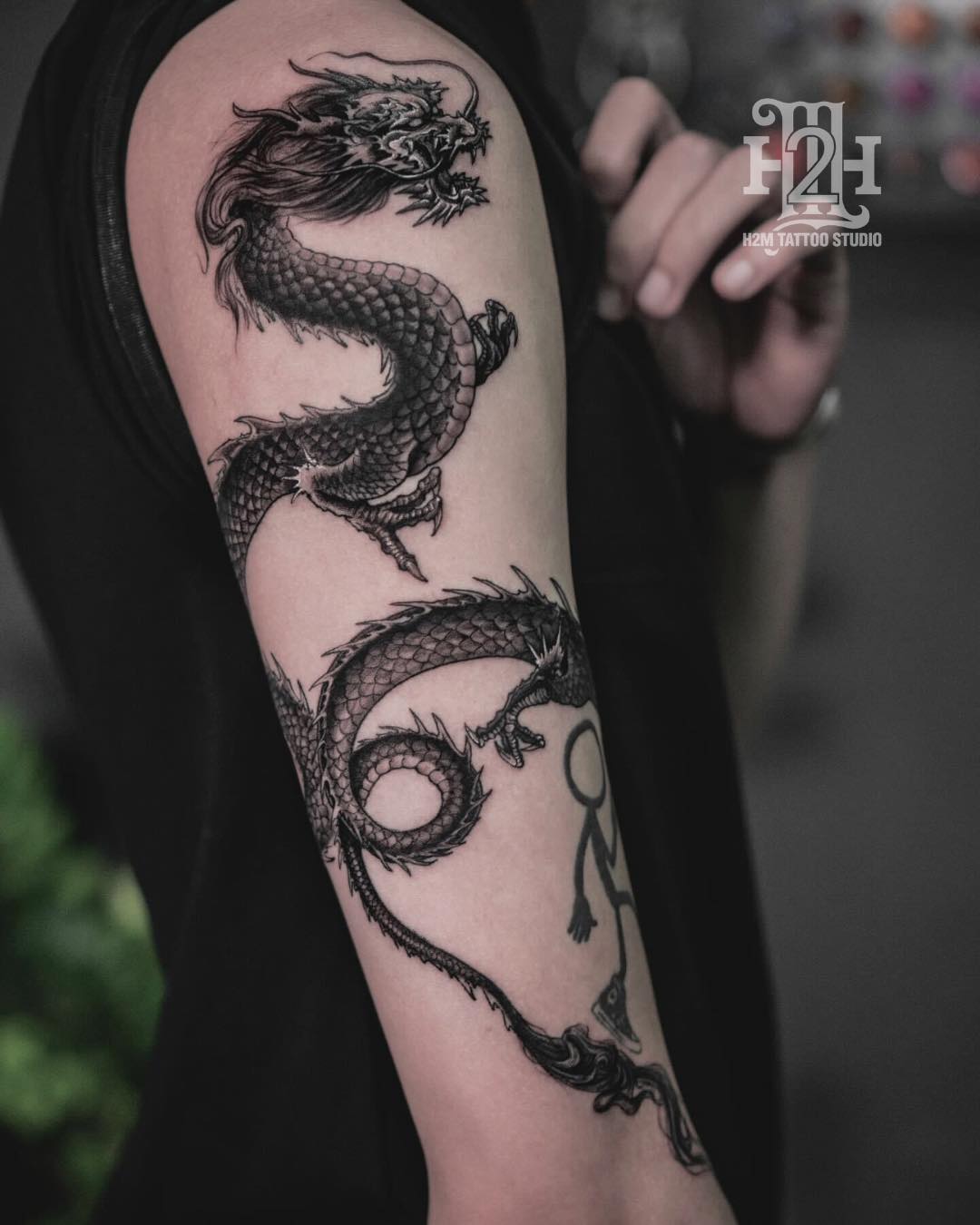 vị trí ít đau nhất để xăm hình