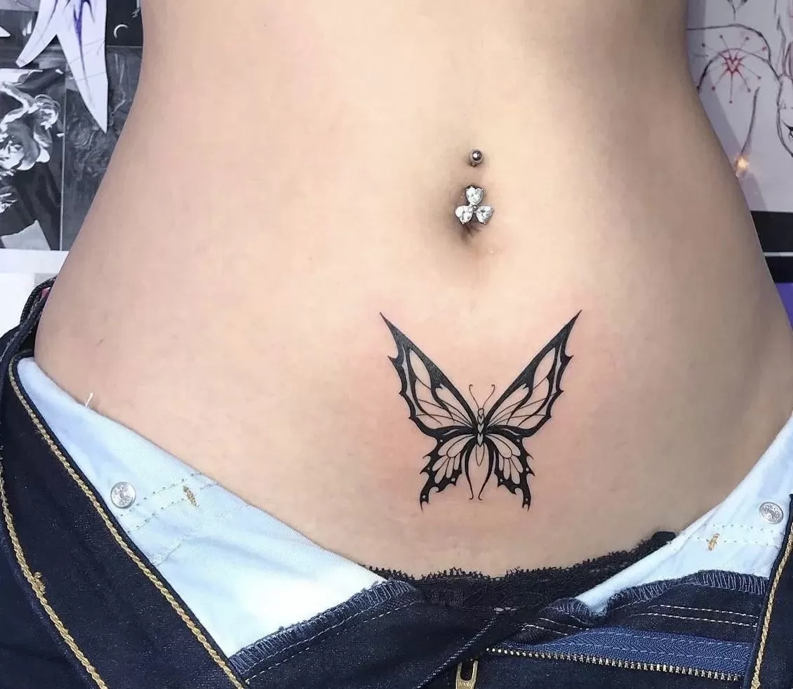 20+ Thiết Kế Hình Xăm Bụng Dưới Nữ | H2M Tattoo Studio