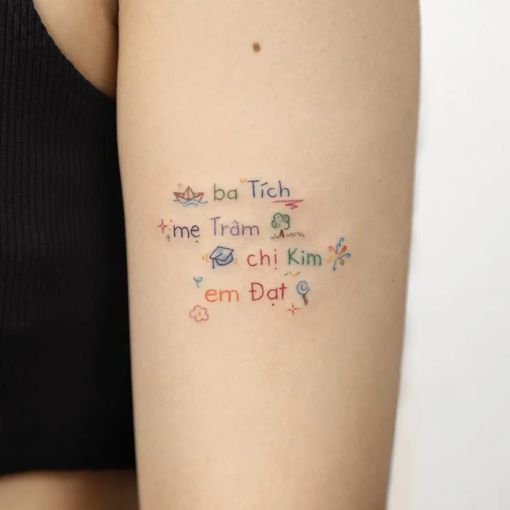 50+ Mẫu Chữ Xăm Tên Đẹp: Ý Tưởng, Phong Cách Xăm Hình