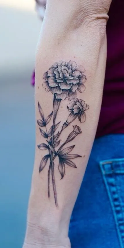 99+ Carnation Tattoo Ideas for Men That Look Incredibly Bold
