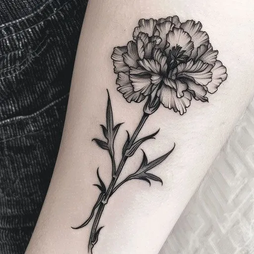 99+ Carnation Tattoo Ideas for Men That Look Incredibly Bold