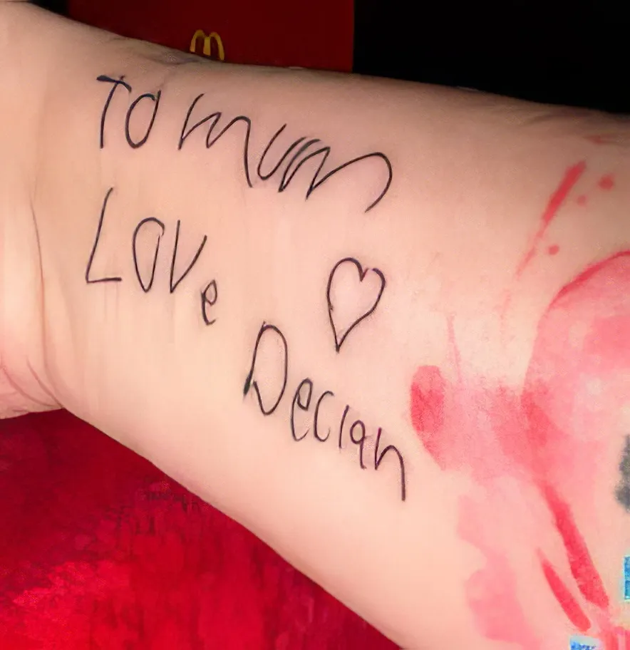 12+ Mẫu Hình Xăm Tên Con Khiến Mọi Bậc Cha Mẹ Đều Yêu Thích