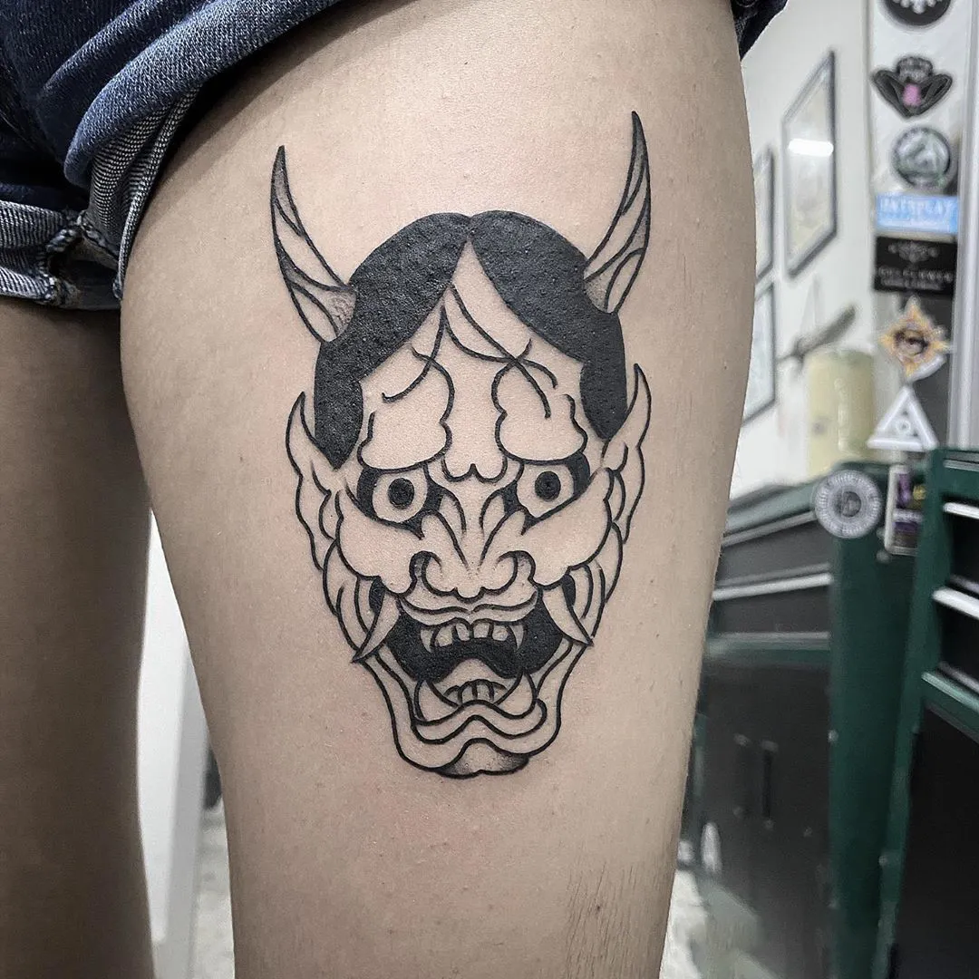 5+ Styles Of Evil Face Tattoo To Ignite Your Inspiration