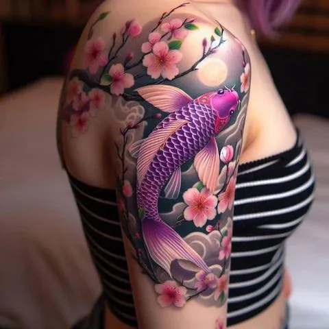 Top 15+ Mẫu Hình Xăm Cá Chép Nhật Cổ Đa Phong Cách