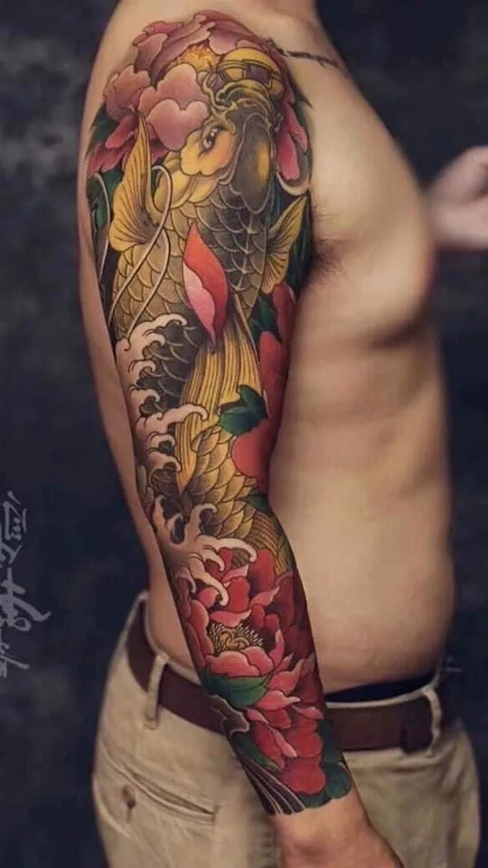 Top 15+ Mẫu Hình Xăm Cá Chép Nhật Cổ Đa Phong Cách