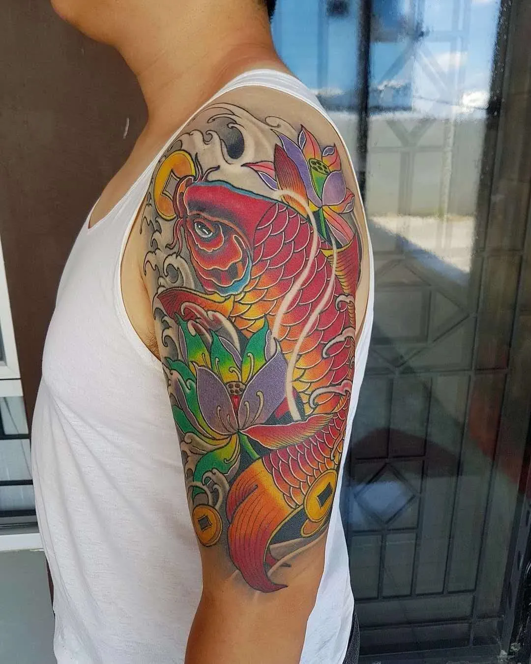 Top 15+ Mẫu Hình Xăm Cá Chép Nhật Cổ Đa Phong Cách