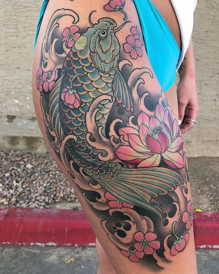 26+ Hình Xăm Cá Chép Ở Nữ Đẹp: Biểu Tượng Của Thành Công Và Thanh Cao