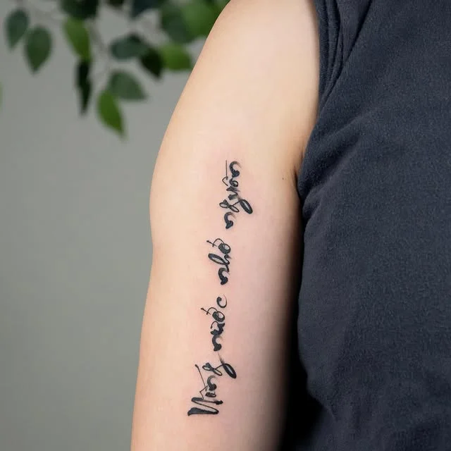 Vietnamese Calligraphy Tattoo Ideas That Honor Cultural Heritage