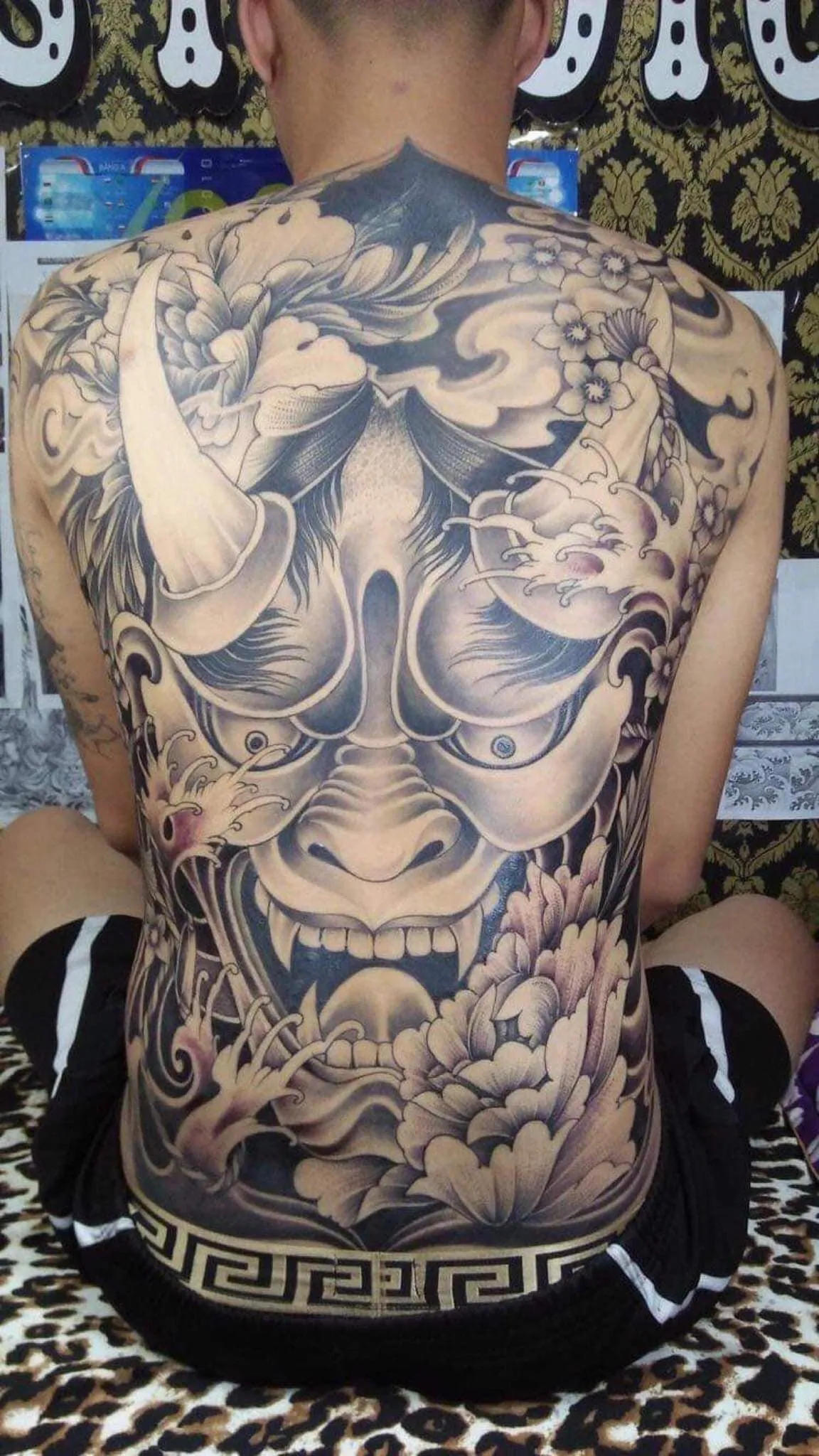7+ Best Black And White Demon Face Tattoo Designs For 2026