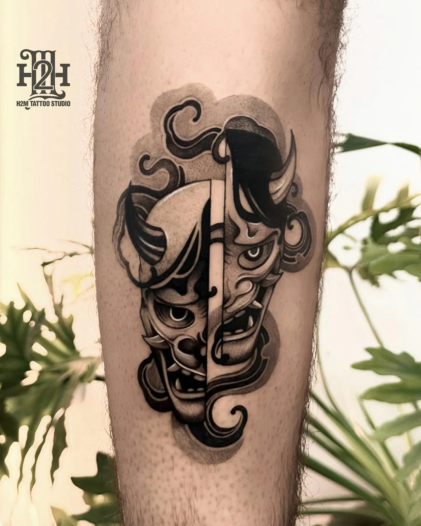 7+ Best Black And White Demon Face Tattoo Designs For 2026