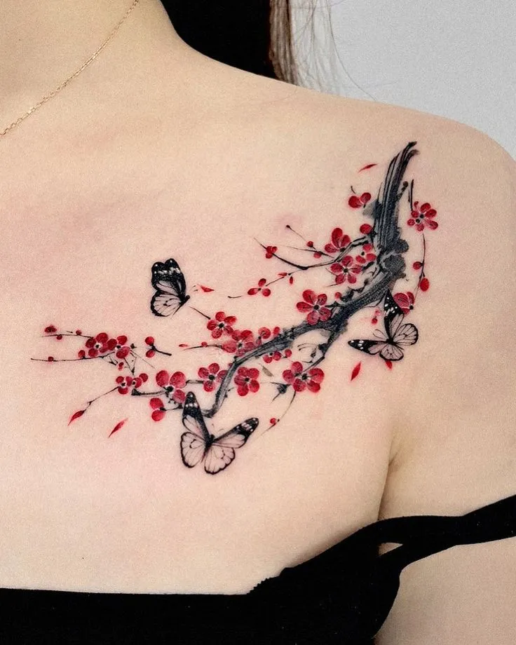Top 99+ mẫu hình xăm hoa anh đào đẹp nhất năm 2026