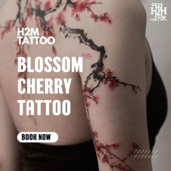 99+ Most Beautiful Blossom Cherry Tattoo Designs