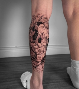 Calf Tattoos for Men 25+ Bold Ideas & Best Tattoo Studio in Hanoi