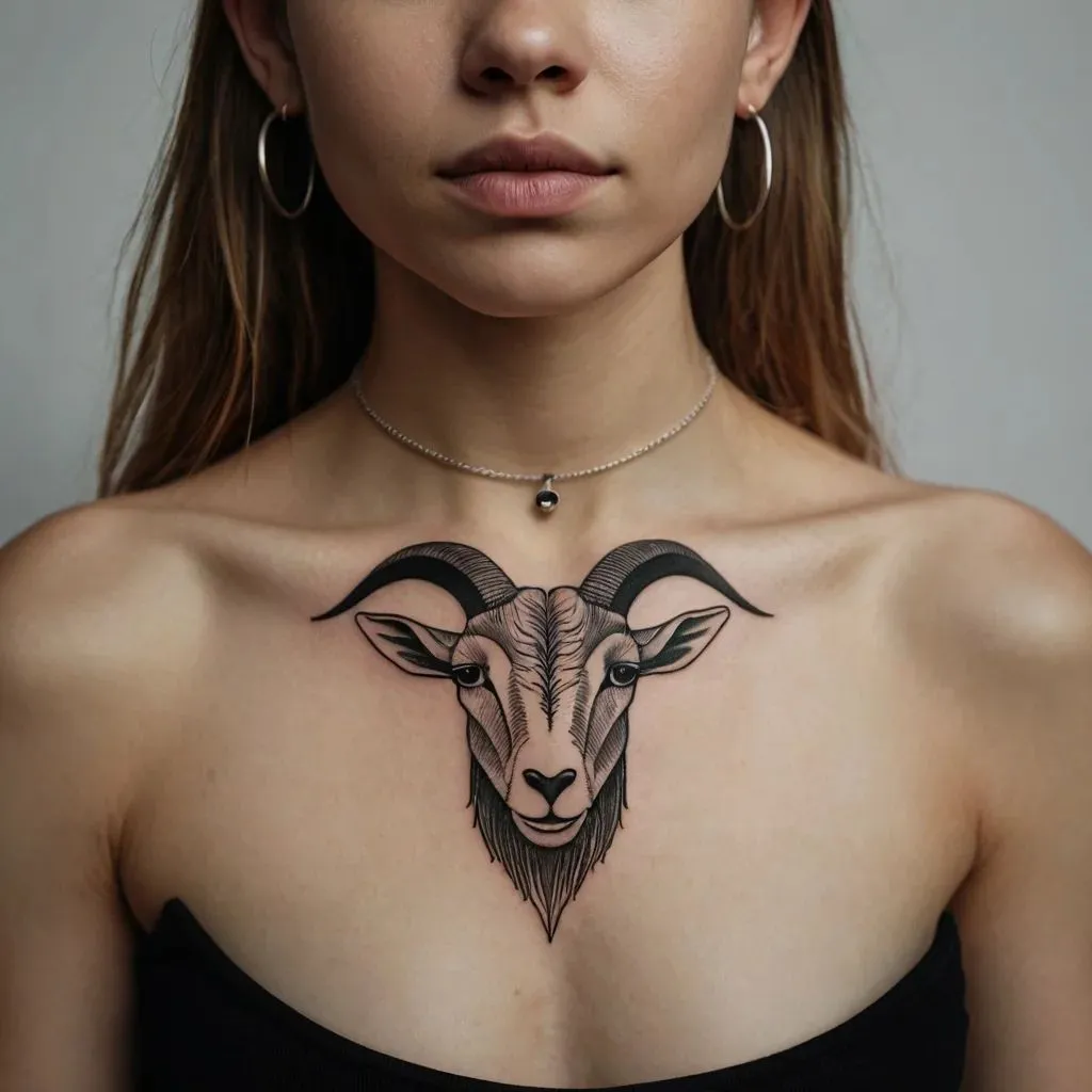 Capricorn Tattoo Ideas for females: The Beauty of Steadfastness and Refinement