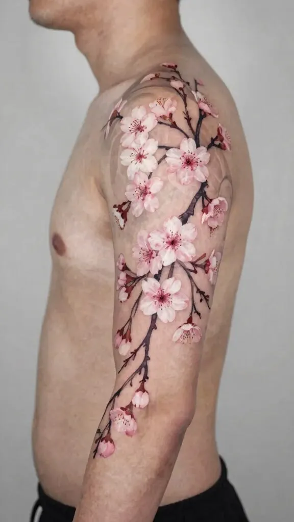 Cherry Blossom Tattoo Men: Meanings, Styles & Top Design Ideas