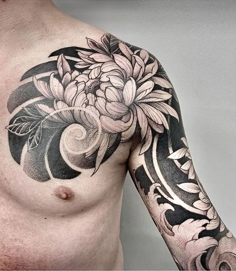 Chrysanthemum Tattoo For Men: Styles, Meanings & Placement Guide