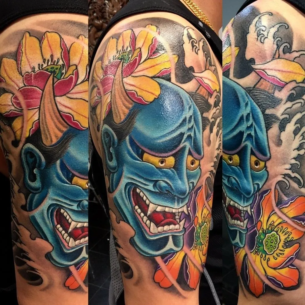 Top 15+ Demon Face Tattoo Designs on Hand: Powerful and Refined Symbols of Protection
