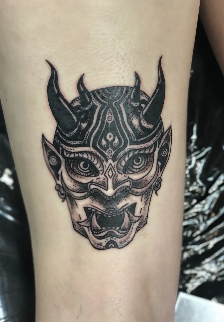 Top 15+ Demon Face Tattoo Designs on Hand: Powerful and Refined Symbols of Protection
