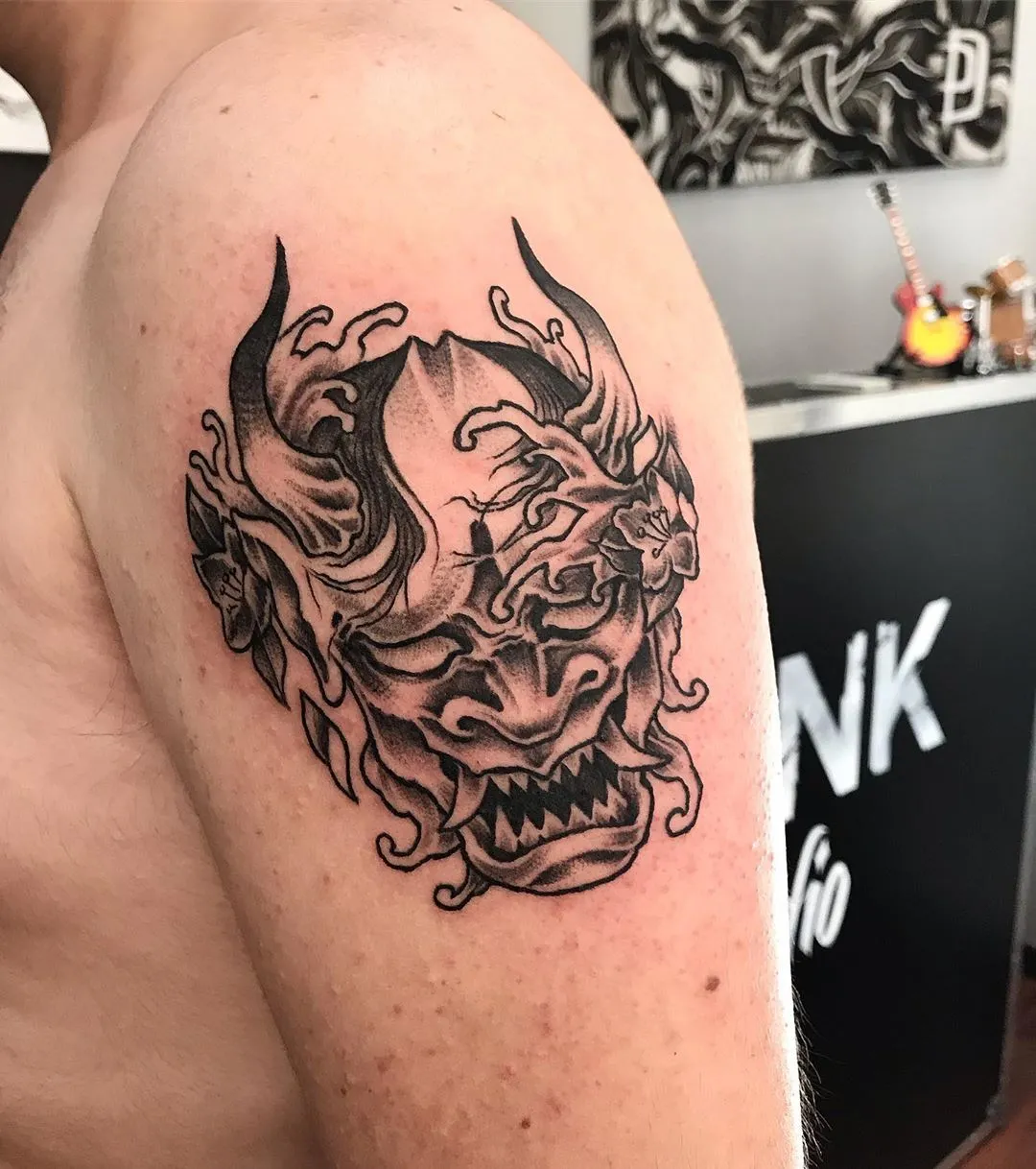 Top 15+ Demon Face Tattoo Designs on Hand: Powerful and Refined Symbols of Protection