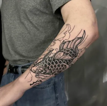 Top 8 Hình Xăm Cá chép Ở Cẳng Tay Đẳng Cấp 2026