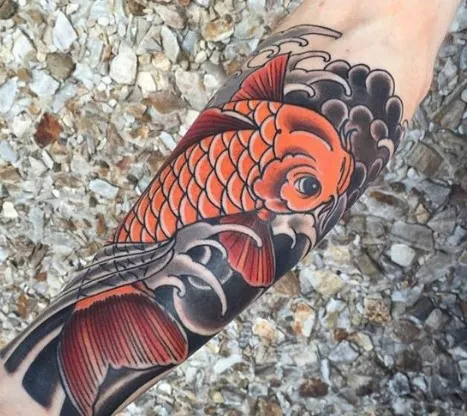 Top 8 Hình Xăm Cá chép Ở Cẳng Tay Đẳng Cấp 2026