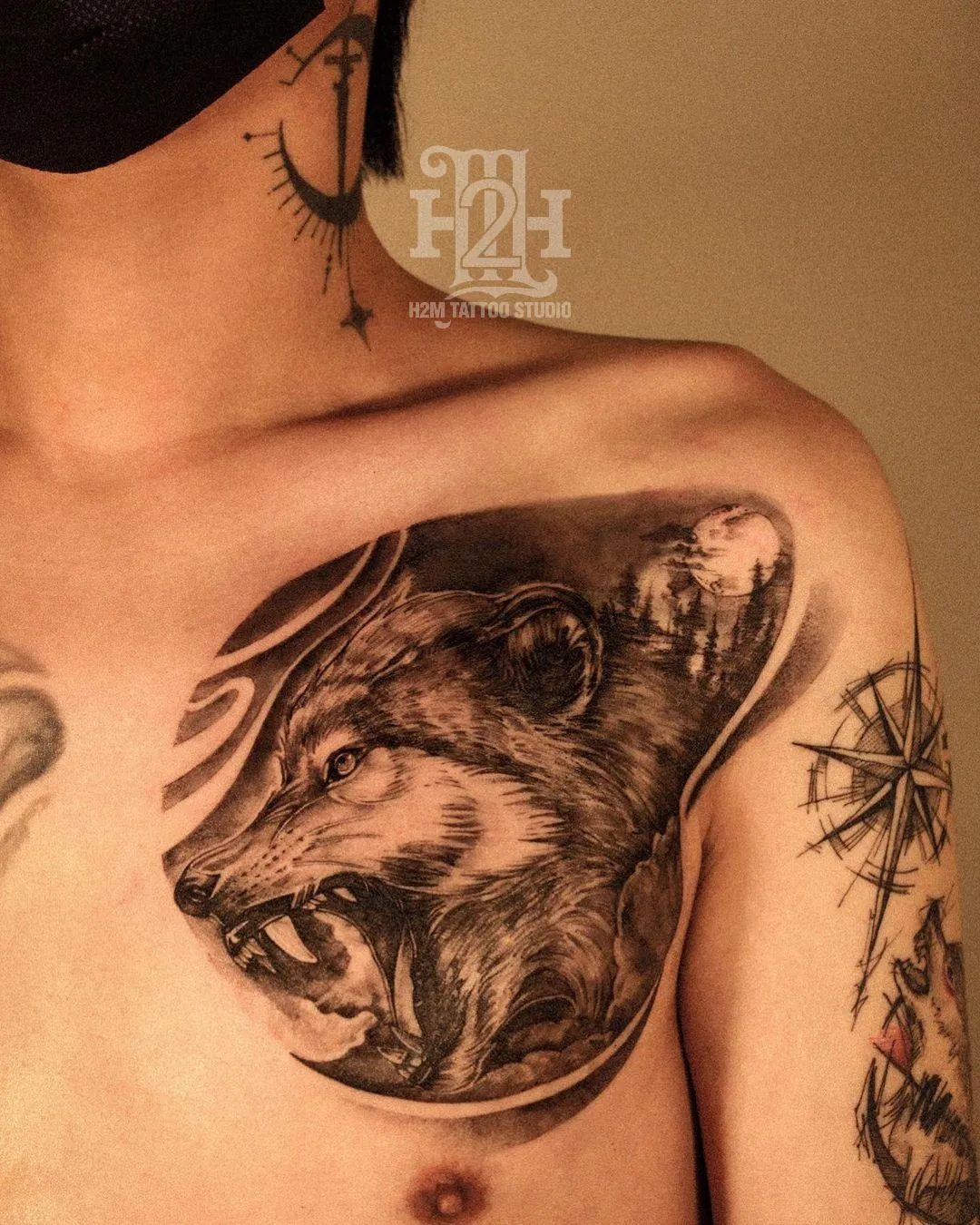 5+ Phong Cách Hình Xăm Ngực Nhật Cổ Đẹp Nhất 2026