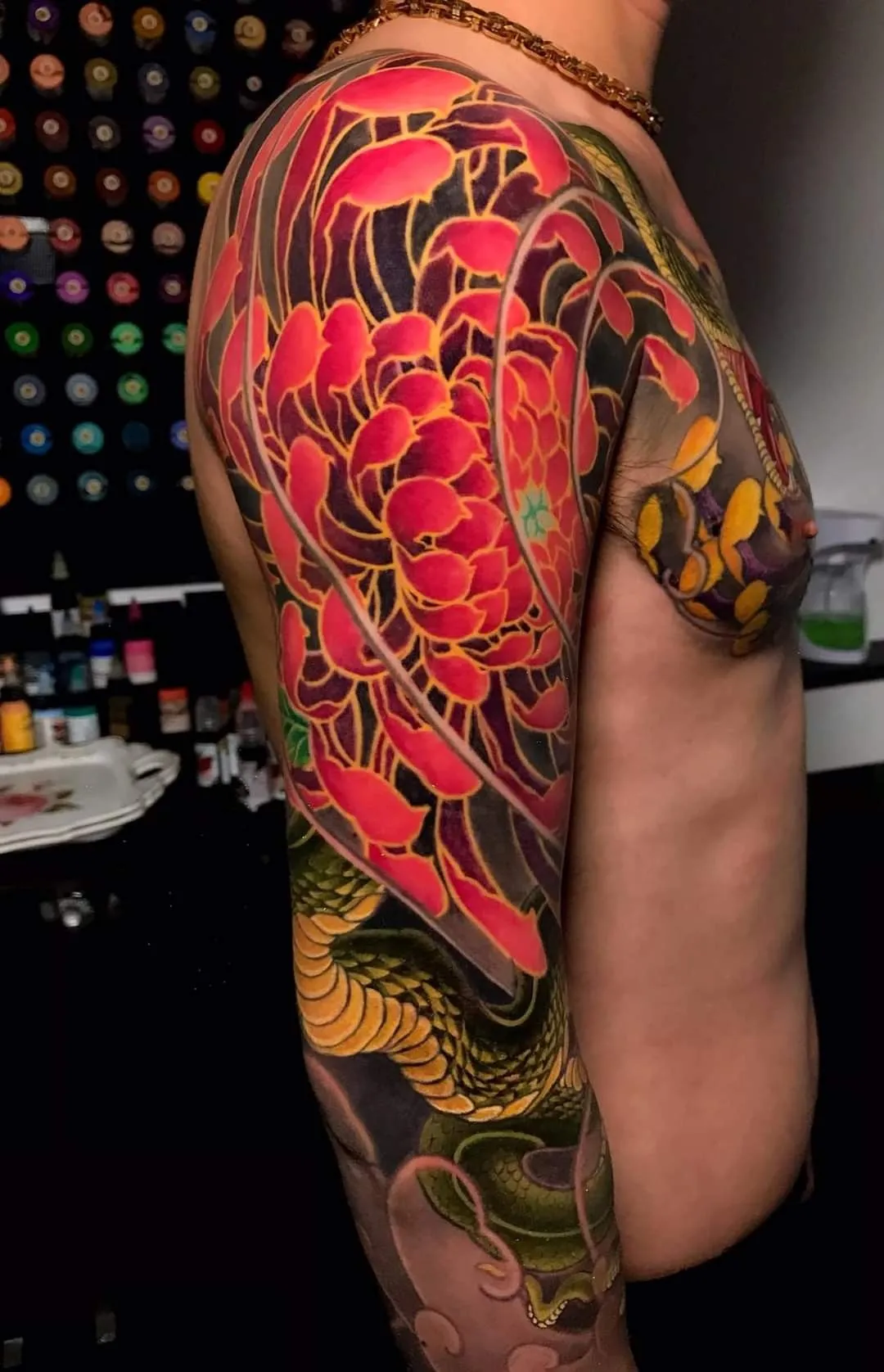 Top 100+ Japanese Chrysanthemum Flower Tattoo Ideas