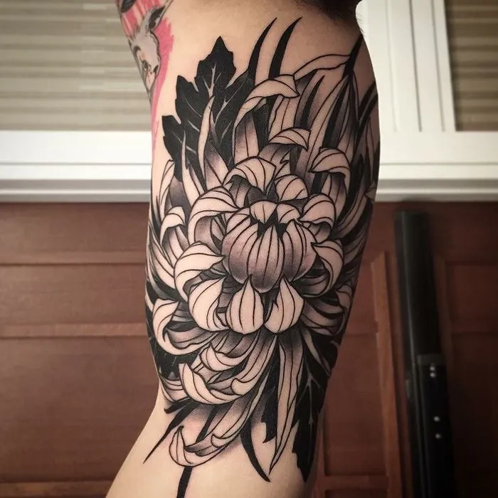 Top 100+ Japanese Chrysanthemum Flower Tattoo Ideas