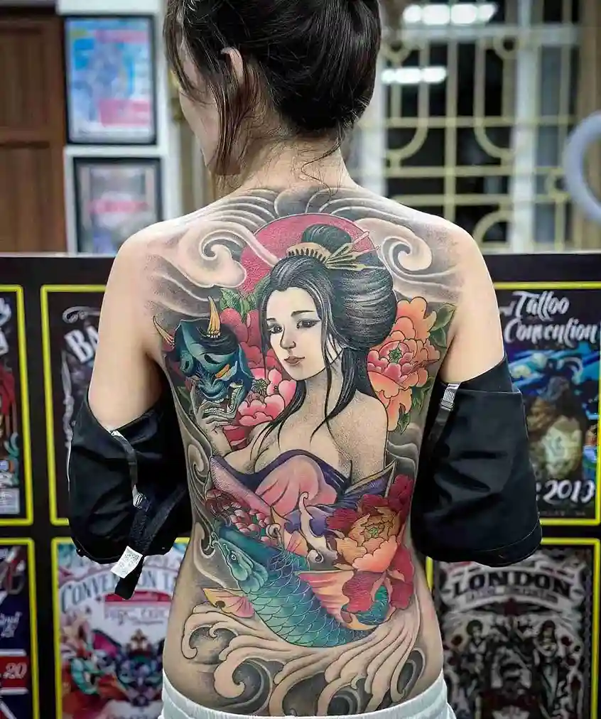 Japanese Geisha Tattoo: The Mystical & Alluring Beauty of the East