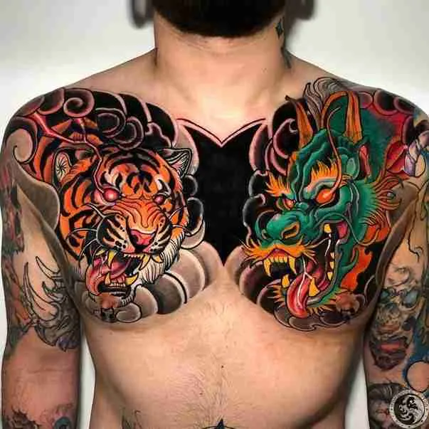 Powerful Japanese Tiger and Dragon Tattoo Meaning Revealed