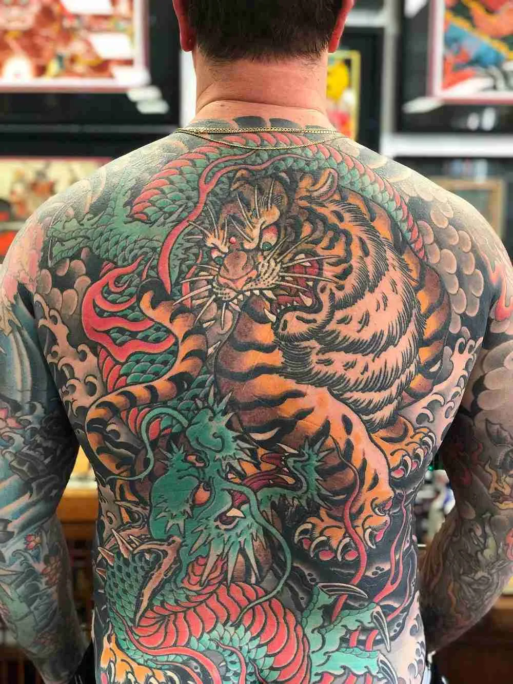 Powerful Japanese Tiger and Dragon Tattoo Meaning Revealed