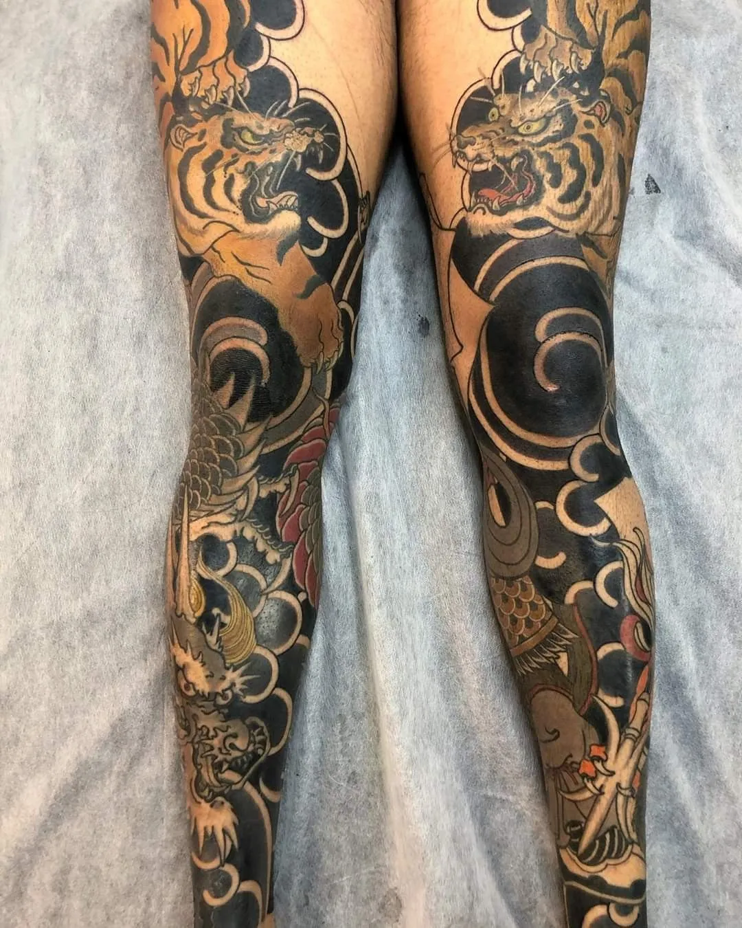 Top 4 most Japanese Tiger Tattoos beautiful design styles.