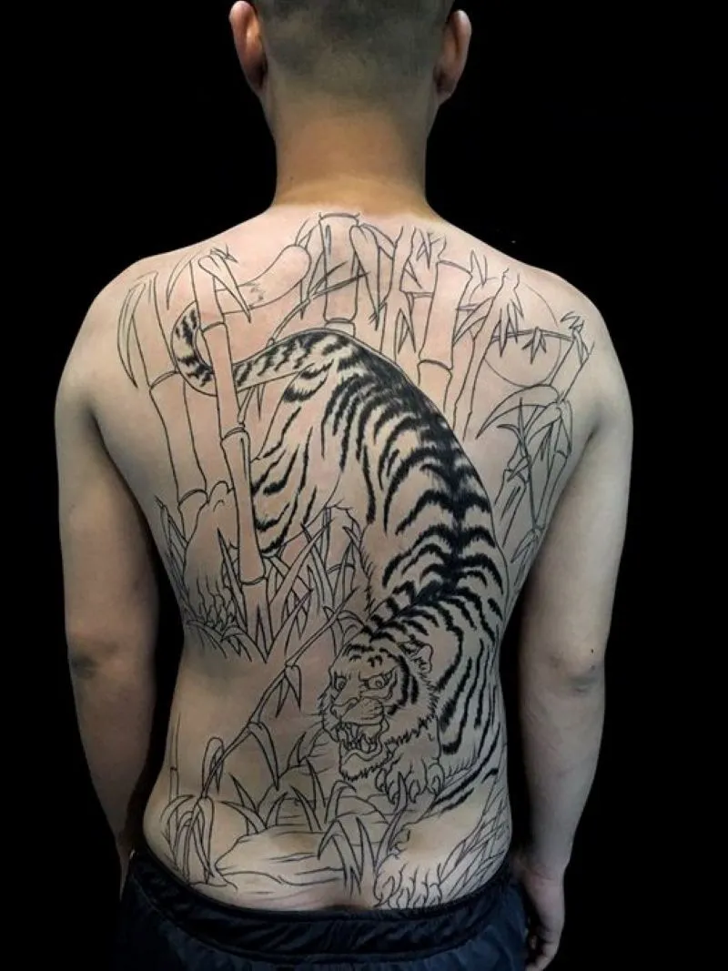 Top 4 most Japanese Tiger Tattoos beautiful design styles.