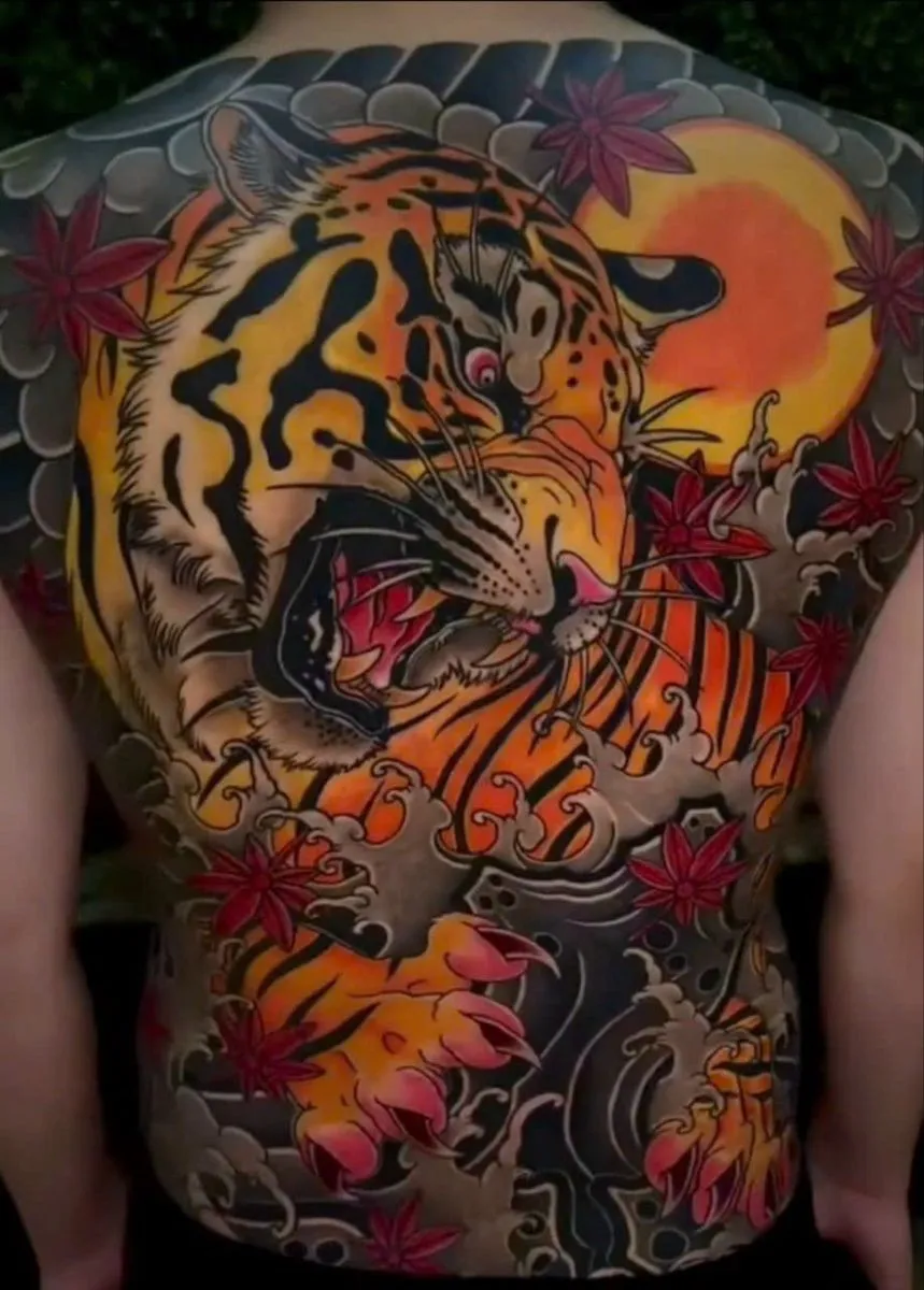 Top 4 most Japanese Tiger Tattoos beautiful design styles.