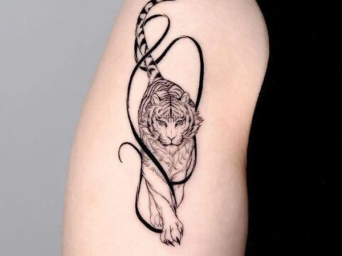 Top 4 most Japanese Tiger Tattoos beautiful design styles.